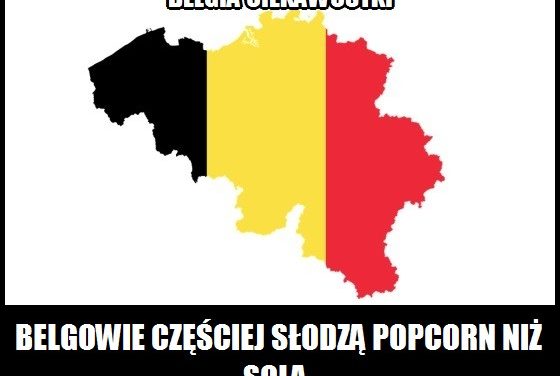 Belgowie częściej słodzą popcorn niż solą