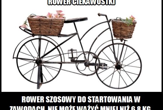 Ile może maksymalnie ważyć rower szosowy do startowania w zawodach?