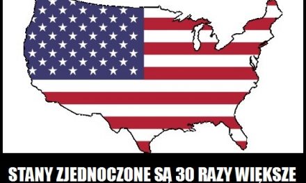 Ile razy Stany Zjednoczone są większe od Polski?