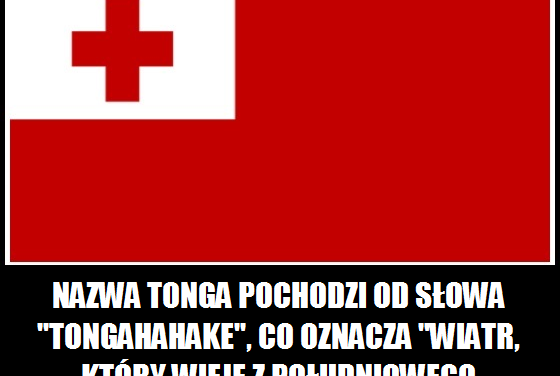 Co oznacza nazwa kraju Tonga?