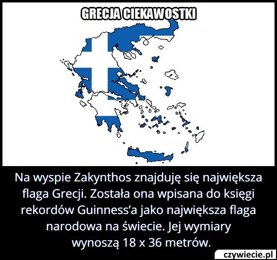 Jakie wymiary
  ma największa flaga Grecji?