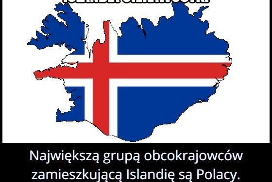 Obywatele którego obcego kraju najliczniej zamieszkują Islandię?