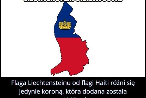 Czym różni się flaga Liechtensteinu od flagi Haiti?