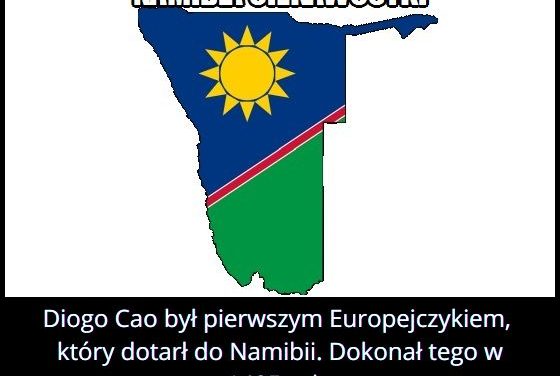 W którym roku pierwszy Europejczyk dotarł do Namibii?