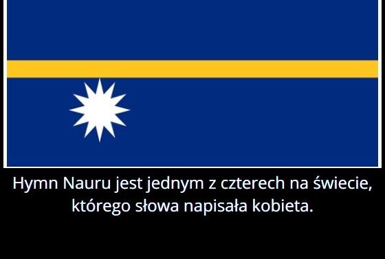 Czym wyróżnia się hymn Nauru?