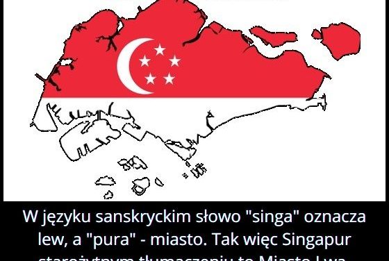 Co w języku sanskryckim oznacza nazwa Singapur?