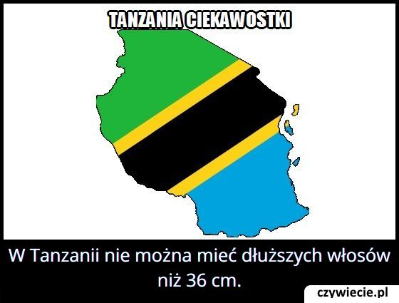 Jaką długość włosów można mieć w Tanzanii?