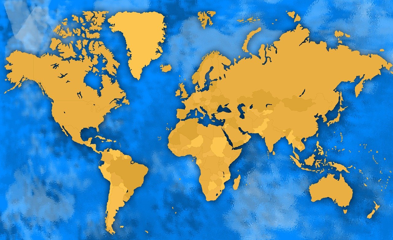 kraje świata powierzchnia